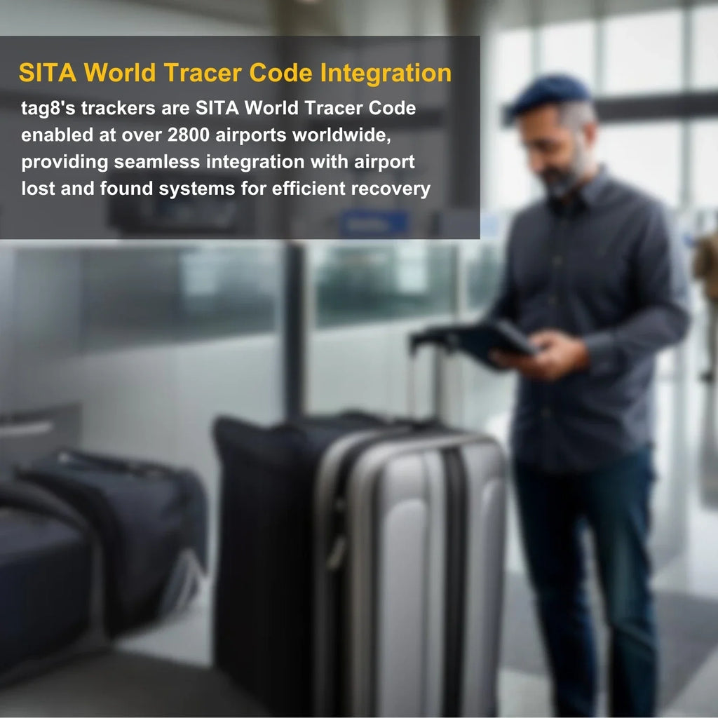 Smart Bag Security Tag - USA Flag [Pack 2]